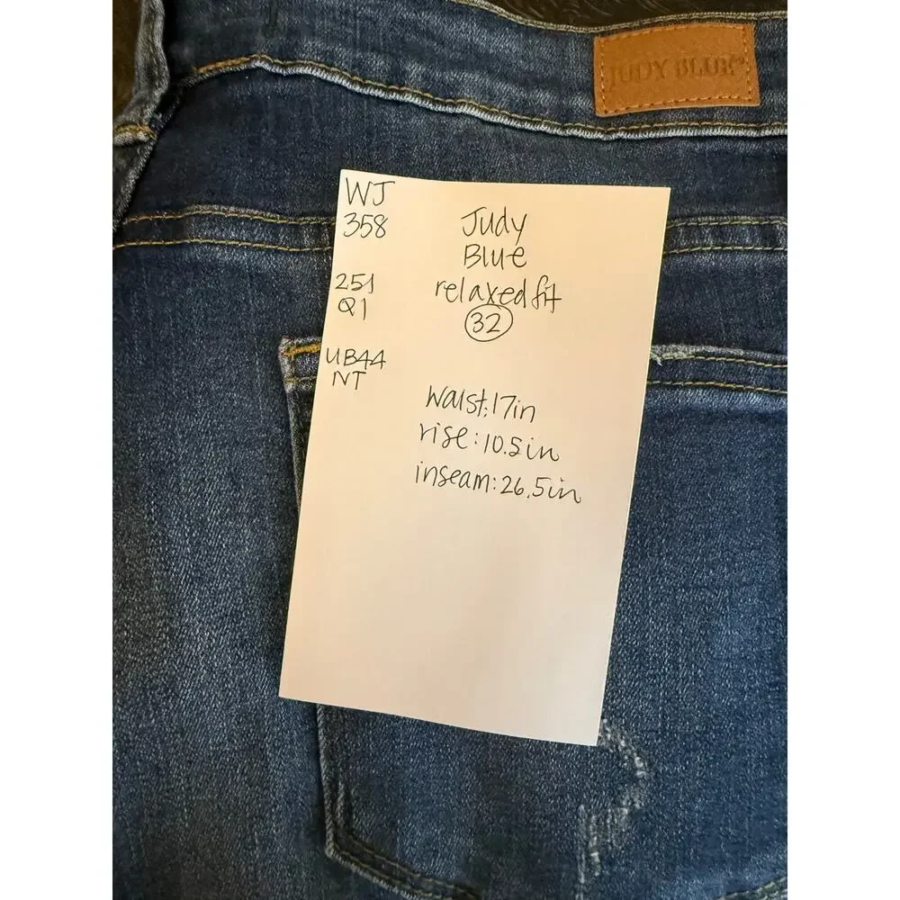 Judy Blue Jeans Women's 32 Relaxed Fit